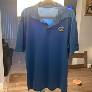 UNC North Carolina Tar Heels polo shirt, Carolina blue.